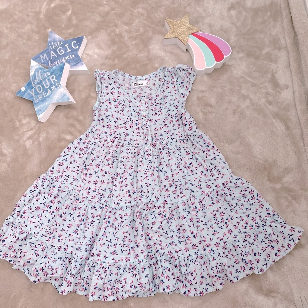 Short Sleeve Floral Dress